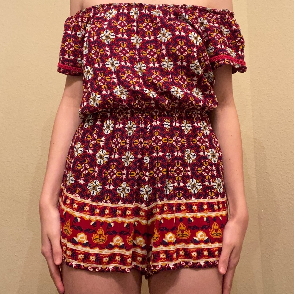 Off the shoulder Romper